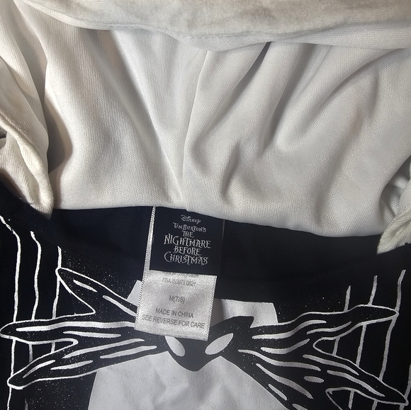 Disney Nightmare Before Christmas Dress With Hood. Kids Size M7/8. From Disney. - Picture 5 of 10